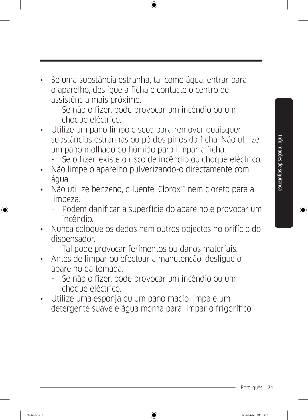 Samsung RT38K5530S9/EO, RT38K5535EF/ES, RT35K5430EF/ES, RT29K5030WW/ES, RT32K5030EF/ES, RT32K5030S8/ES manual Português  